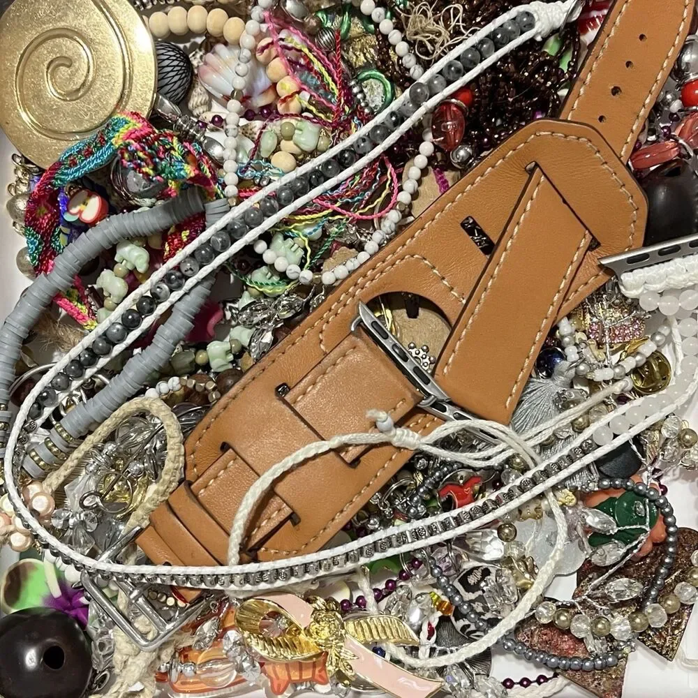 VTG - Now Repurpose Broken Jewelry Beads Harvest Craft Supply Parts 1#11.5oz
